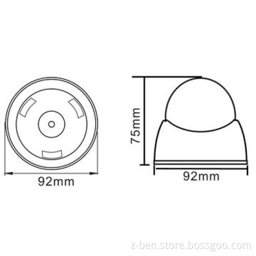 HD SDI Camera with 3.6mm Fixed Lens, 12V DC Power Supply